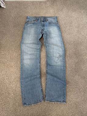 Levi's 501 Original Fit Straight Leg Jeans Light Wash